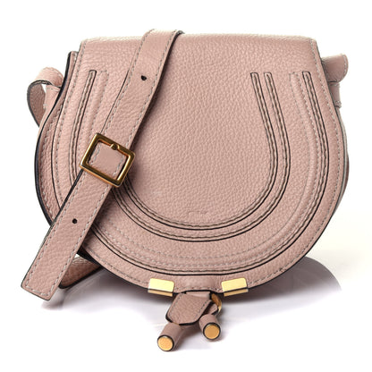 Chloe Calfskin Mini Marcie Round Crossbody Bag Blush Nude 1 of 10