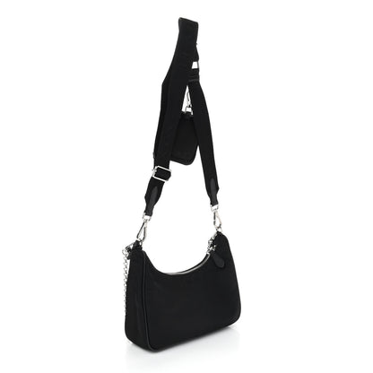 Prada Nylon Re-Edition 2005 Shoulder Bag Black 3 of 12