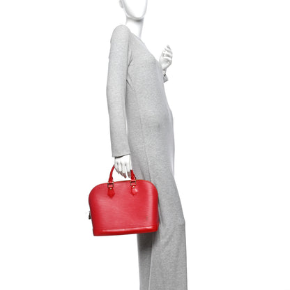 Louis Vuitton Epi Alma PM Castillan Red 2 of 15
