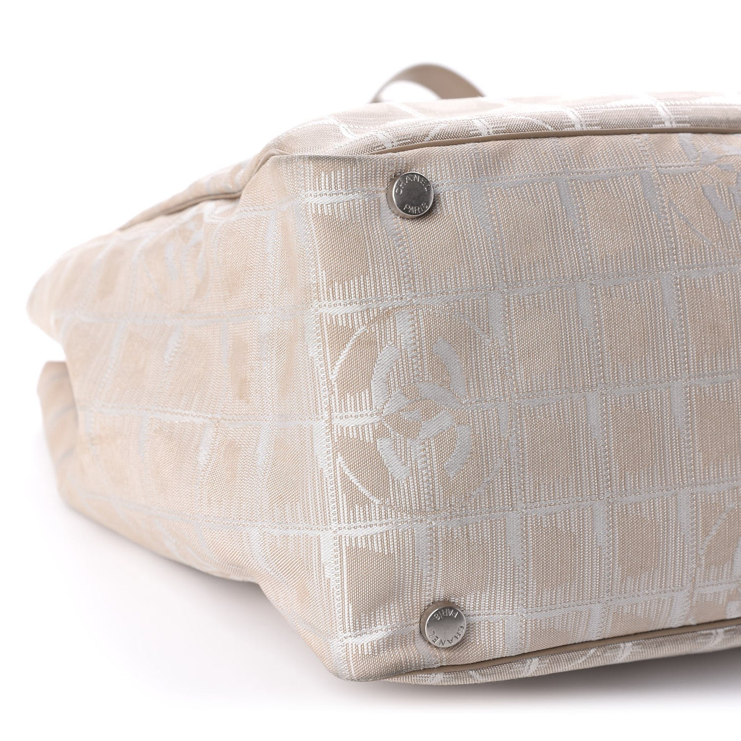 Nylon Medium Travel Tote Beige