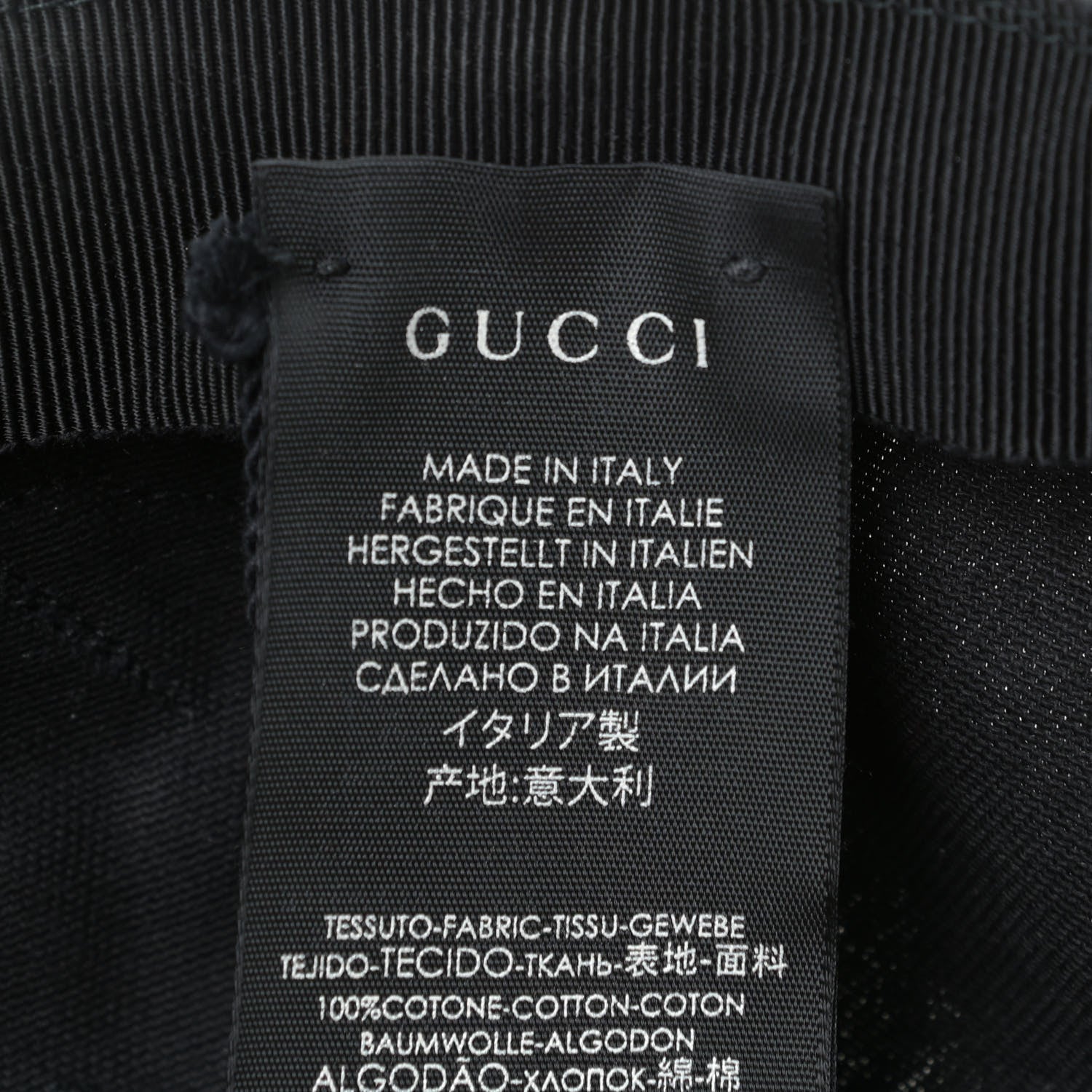 Gucci X MLB Cotton NY Yankees Baseball Hat 57-61 Black 7 of 7