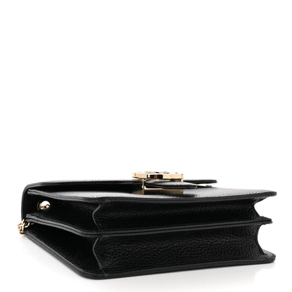 Gucci Dollar Calfskin Small Interlocking G Shoulder Bag Black 4 of 10