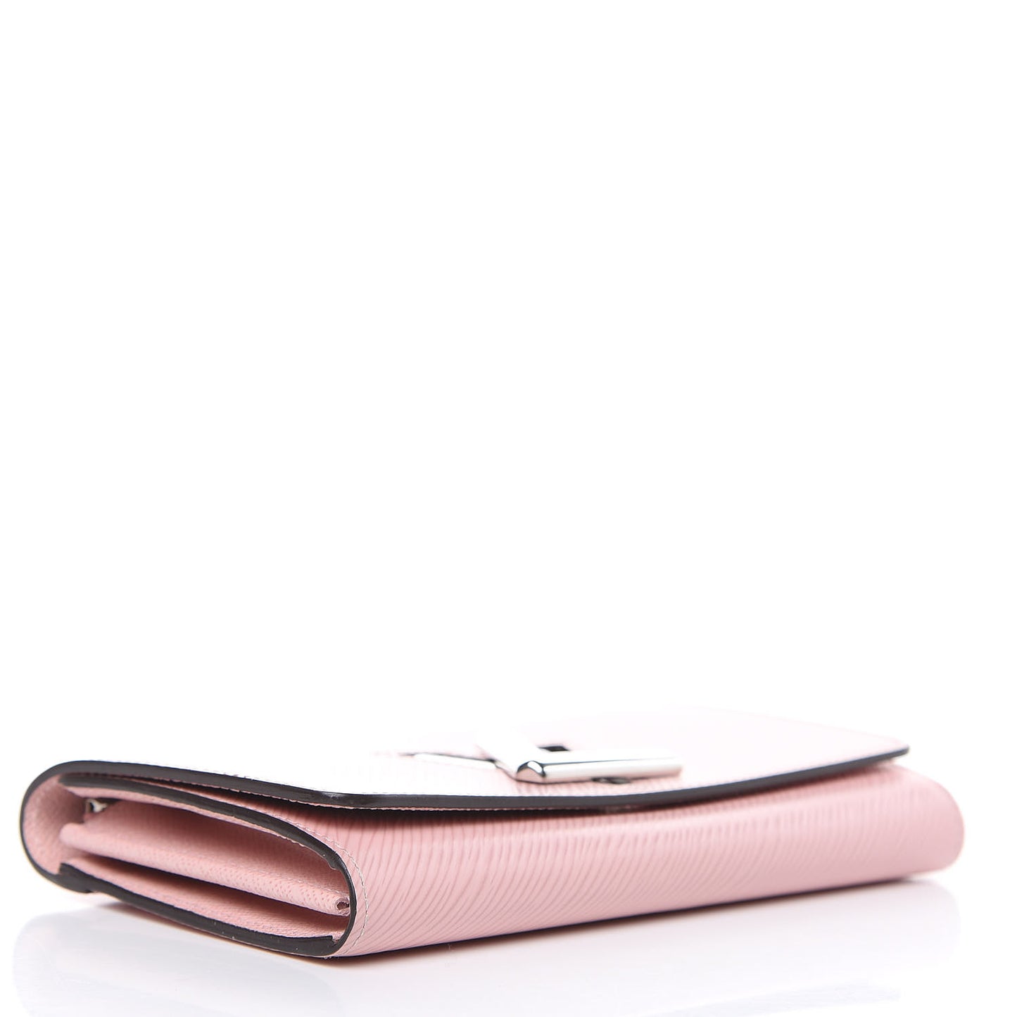 Epi Twist Wallet Rose Ballerine
