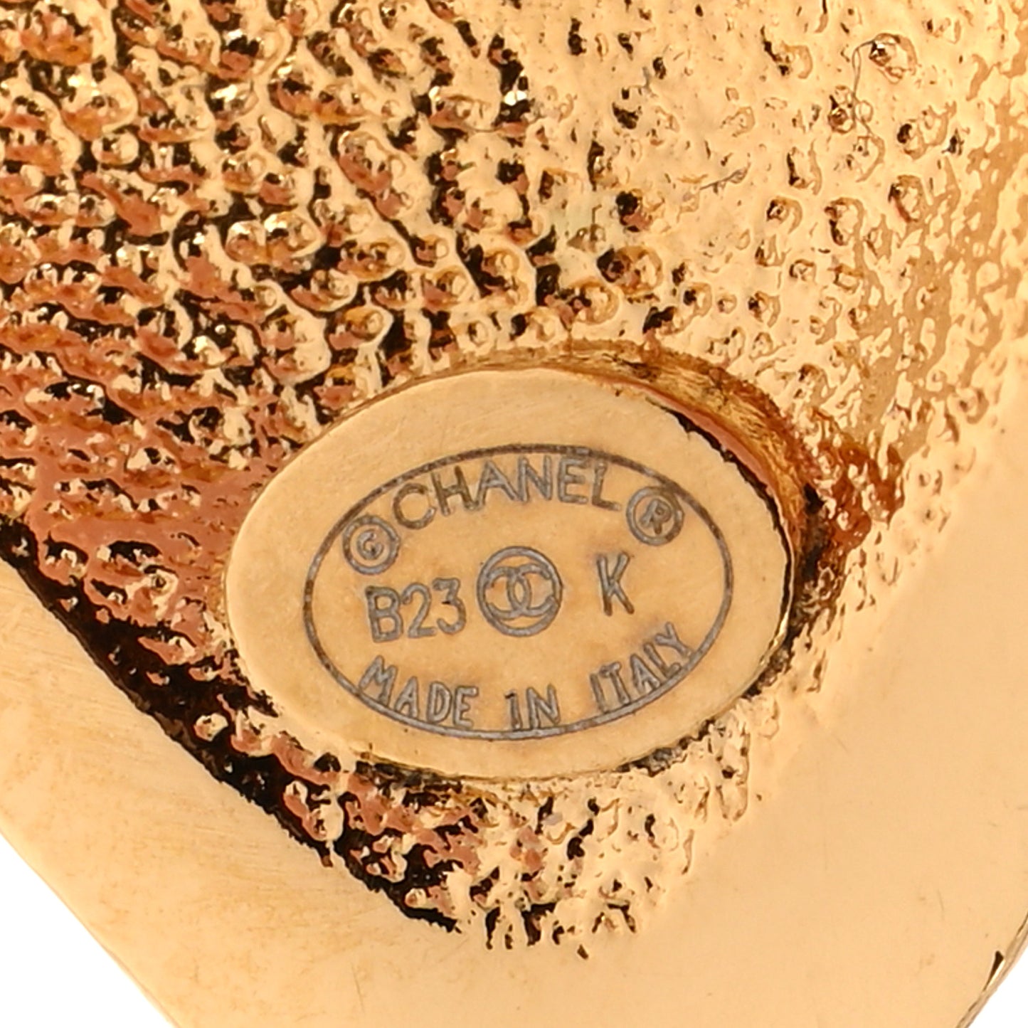 Metal Resin CC Heart Earrings Gold Pink