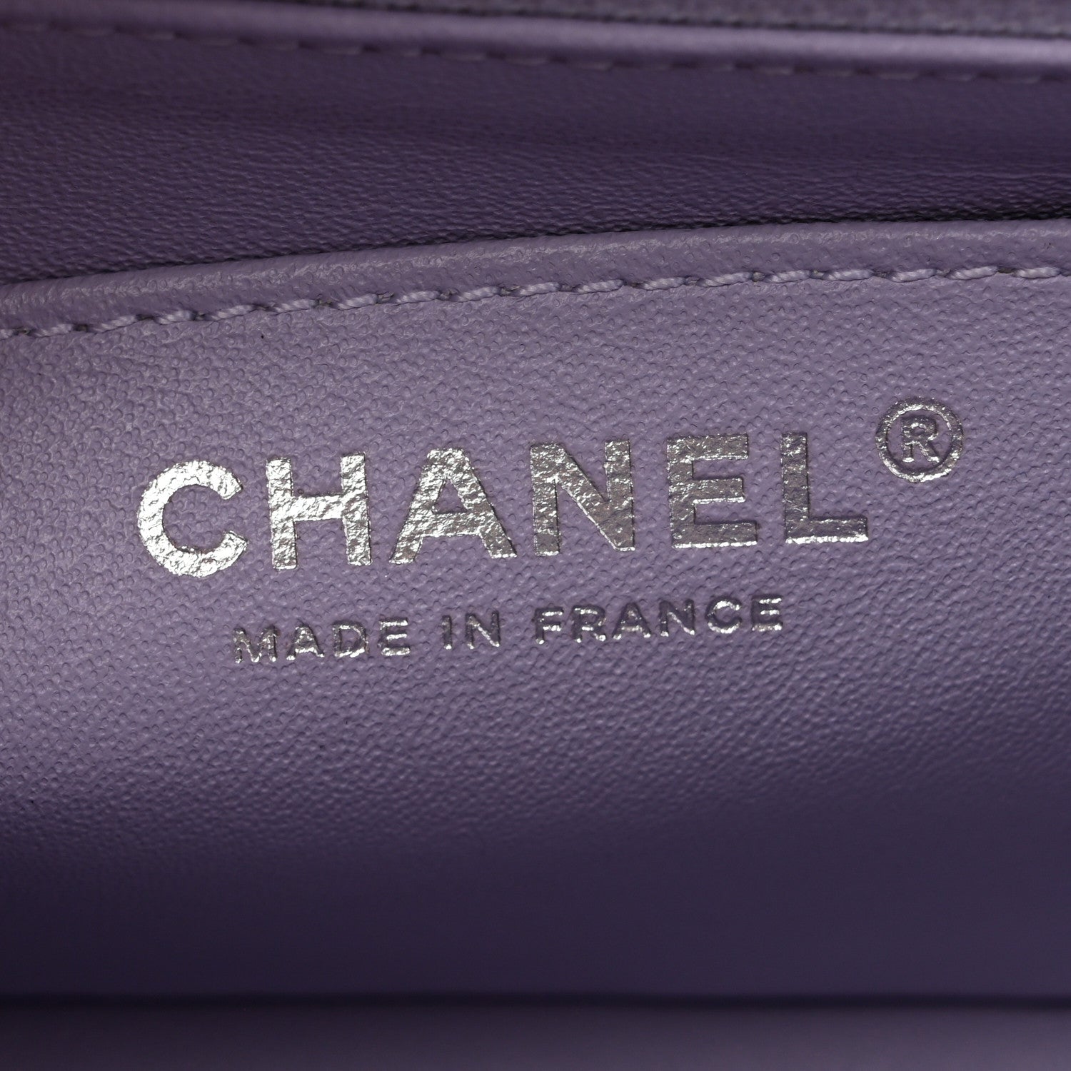 Chanel Aged Calfskin Chevron Quilted 2.55 Reissue Mini Flap Light Purple 5 of 10