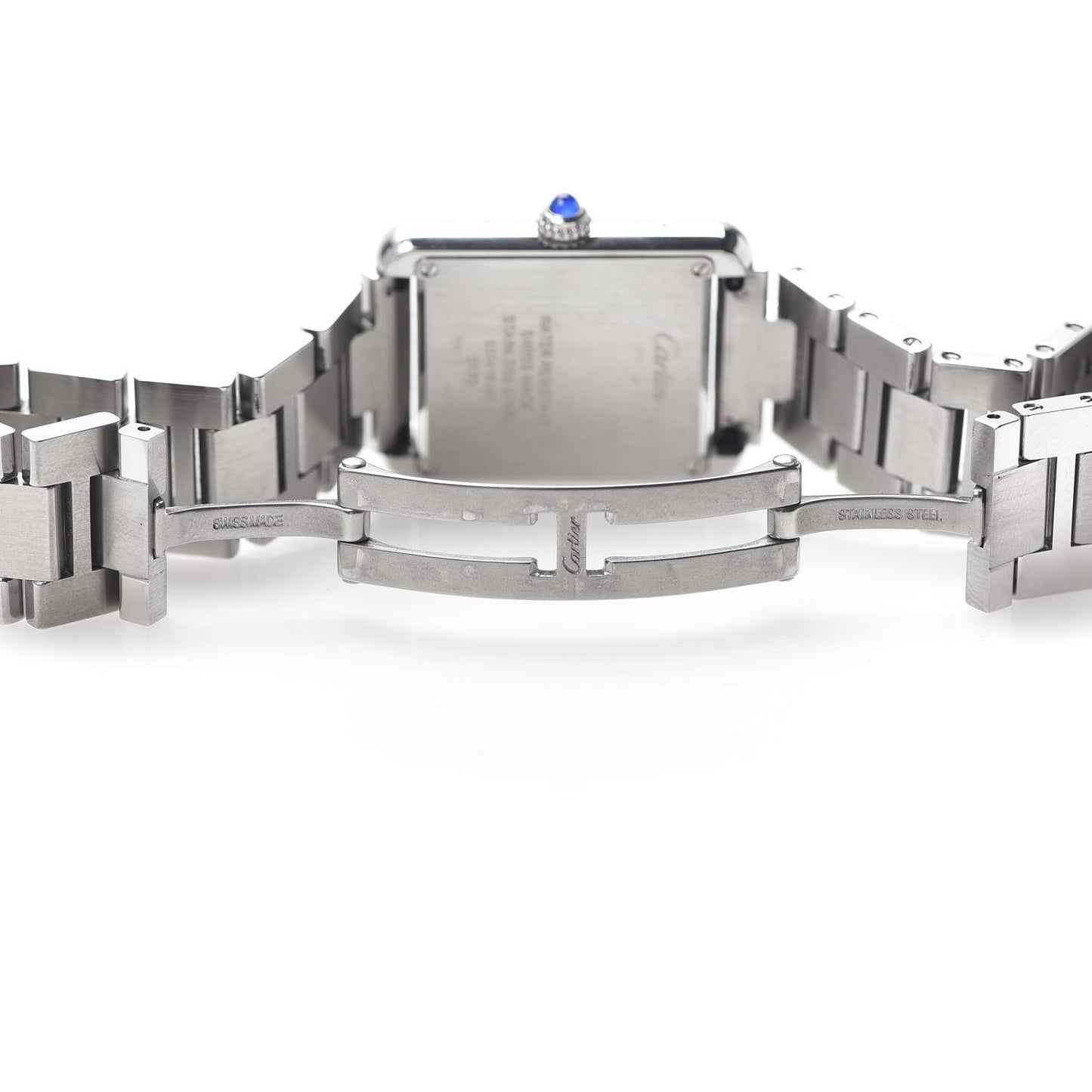 Stainless Steel 24mm Tank Solo Quartz Watch