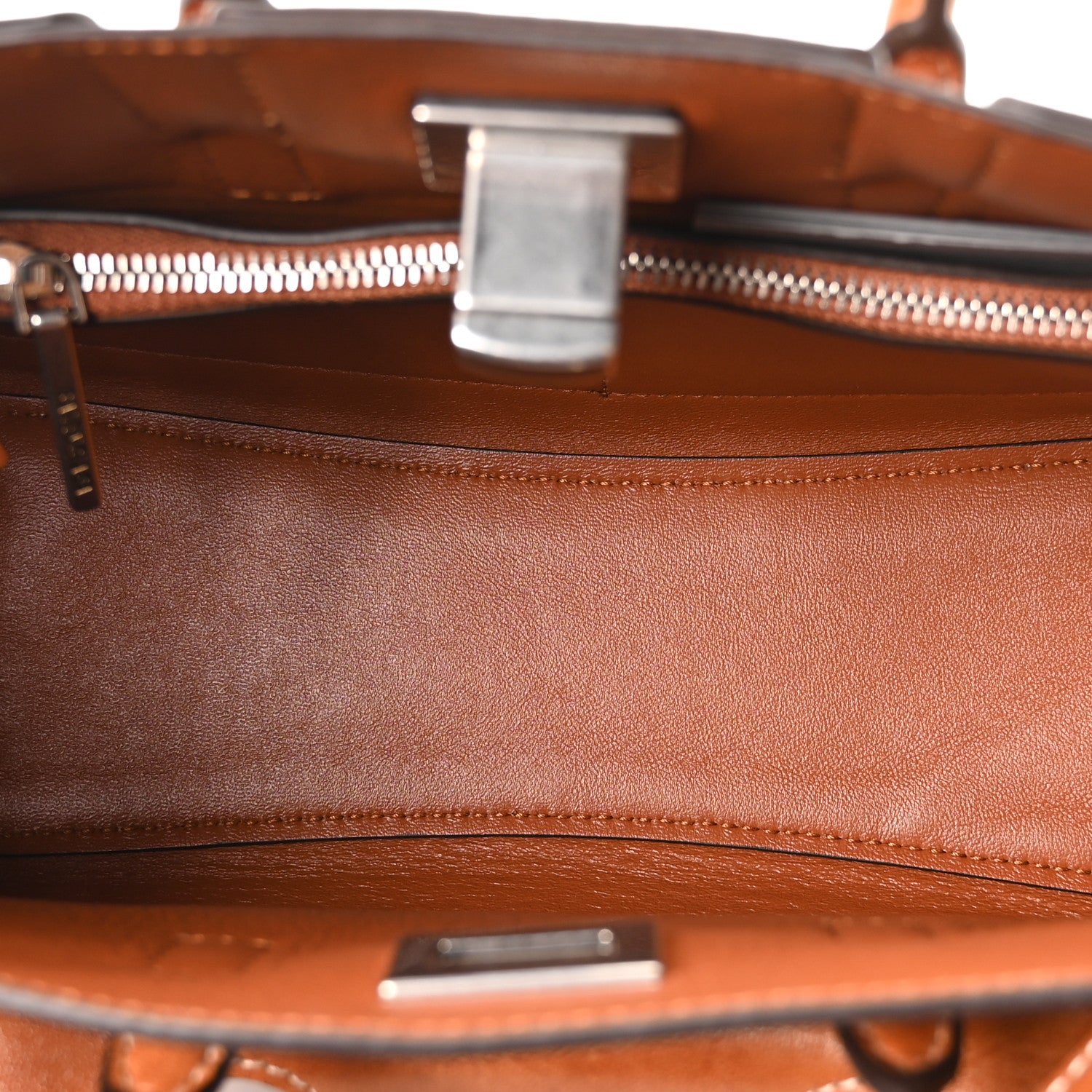 Balenciaga Vegetable Tanned Lambskin Mini Bel Air Carry All Bag Tan Cowboy 5 of 9