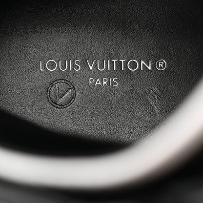 Louis Vuitton Suede Calfskin Monogram Platform Desert Boots 37.5 Dark Gray 6 of 9