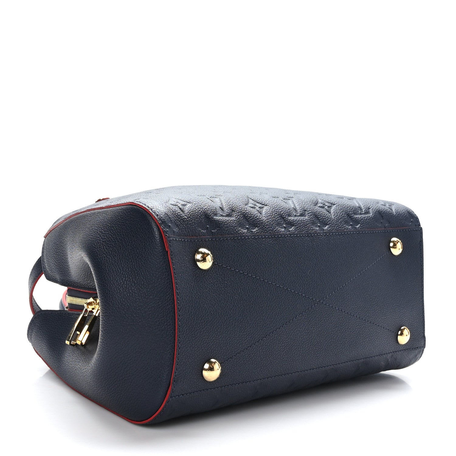 Louis Vuitton Empreinte Montaigne MM Marine Rouge 4 of 10