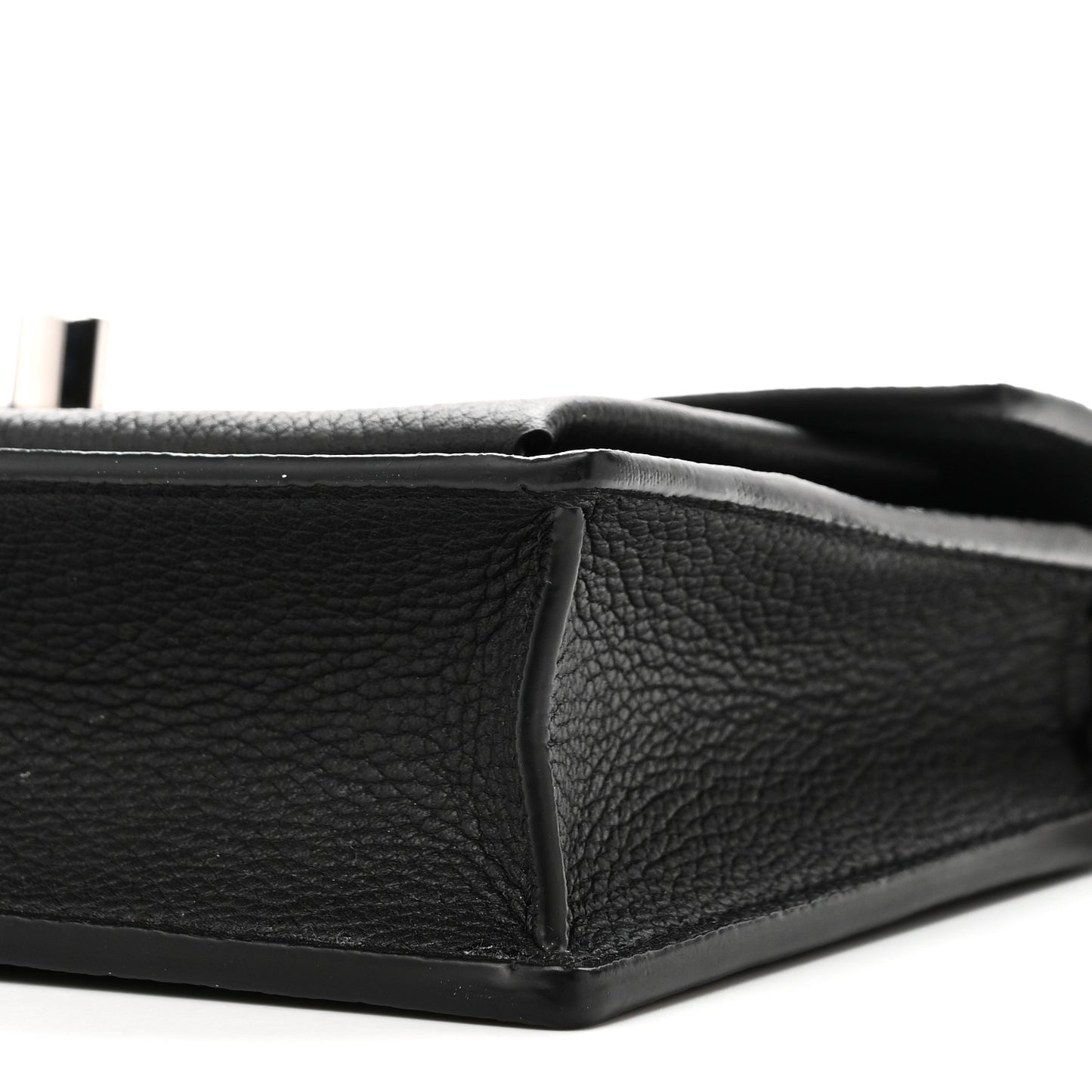 Soft Calfskin My Lockme Chain Pochette Black