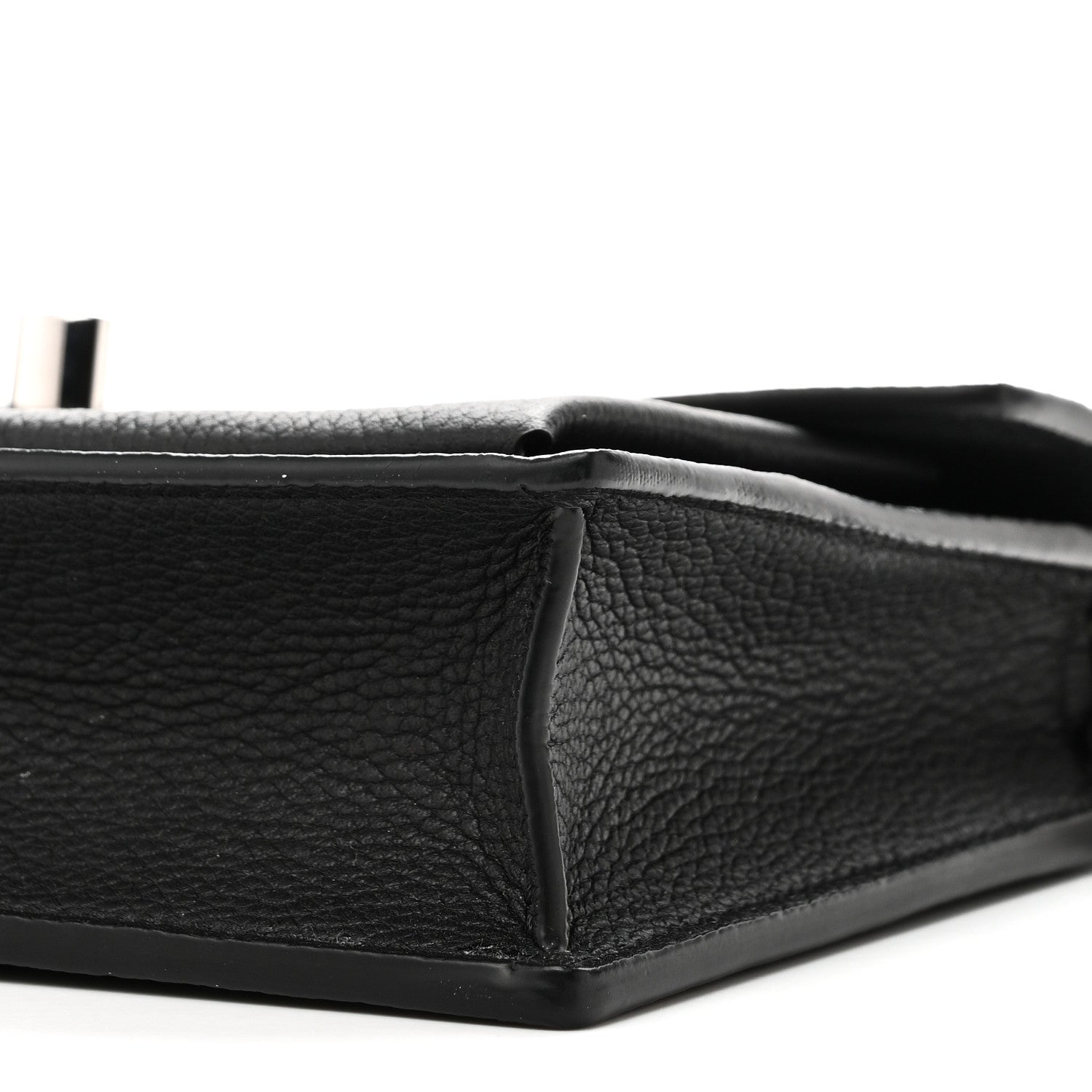 Louis Vuitton Soft Calfskin My Lockme Chain Pochette Black 9 of 10