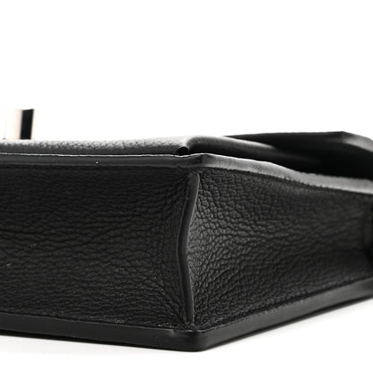 Louis Vuitton Soft Calfskin My Lockme Chain Pochette Black 9 of 10
