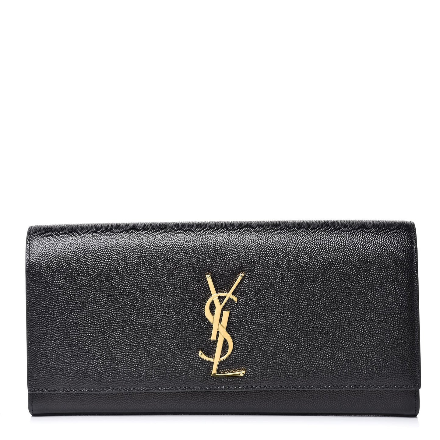 Grain De Poudre Monogram Cassandre Clutch Black
