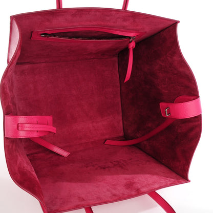Celine Grained Calfskin Medium Phantom Luggage Fuchsia 5 of 7