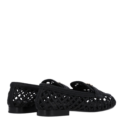 Chanel Braided Lambskin CC Mocassin Loafers 38 Black 6 of 10