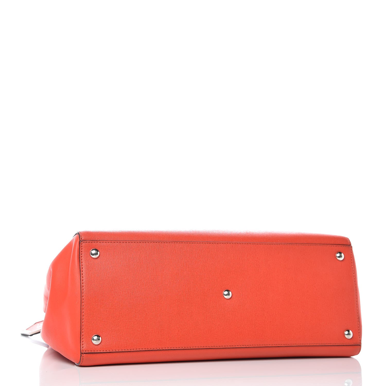 Fendi Vitello Elite Regular 2Jours Tote Papavero 4 of 15