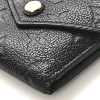 Louis Vuitton Empreinte Victorine Wallet Black 8 of 8