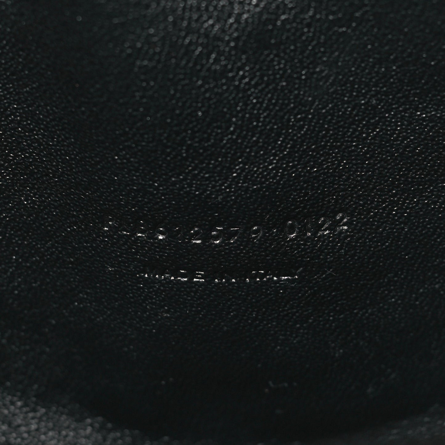 SAINT LAURENT Grain De Poudre Matelasse Monochrome Monogram Mini Lou Camera Bag Black
