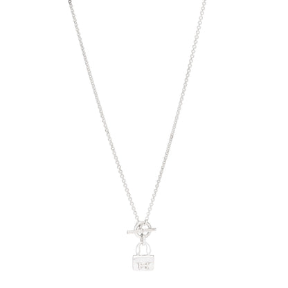 Hermes Sterling Silver Constance Amulettes Pendant Necklace 1 of 6