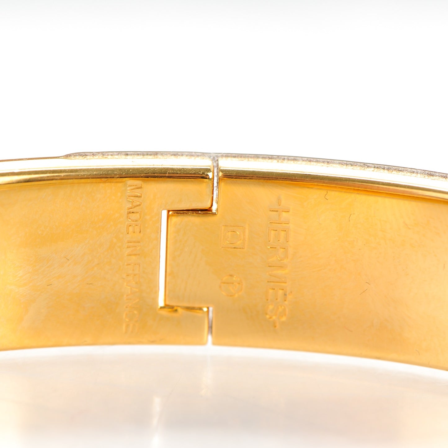 Enamel Narrow Clic Clac H Bracelet PM Loden