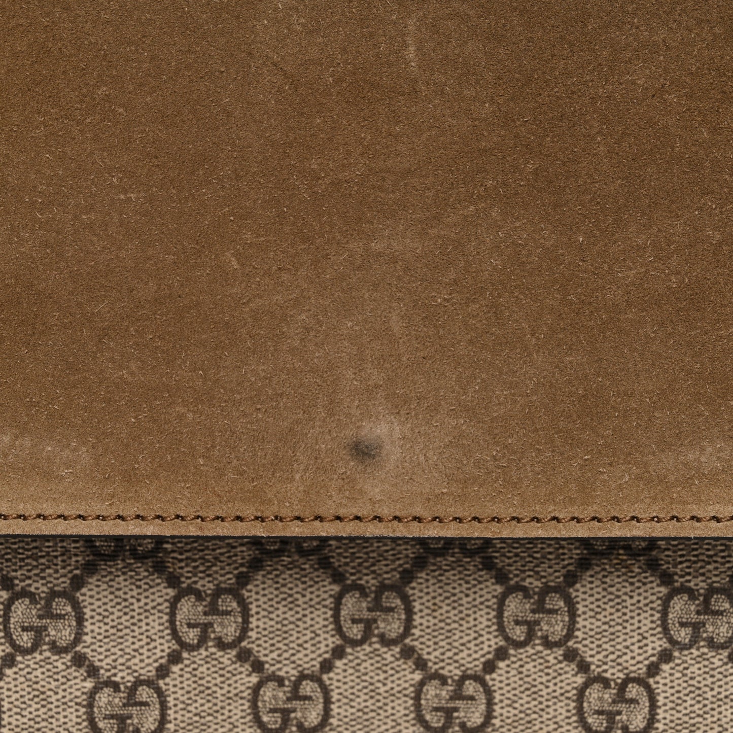 GG Supreme Monogram Medium Dionysus Shoulder Bag Taupe