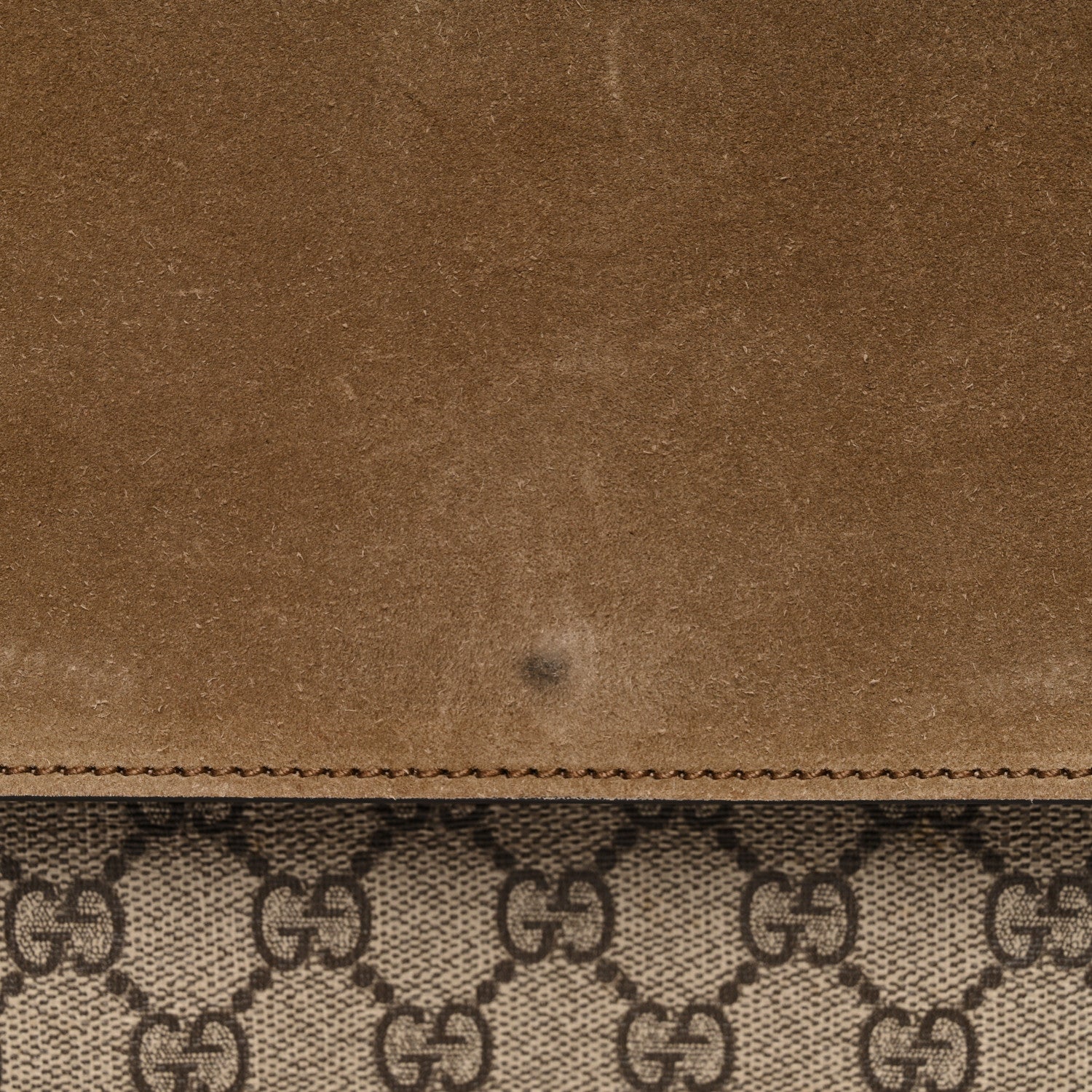 Gucci GG Supreme Monogram Medium Dionysus Shoulder Bag Taupe 12 of 14