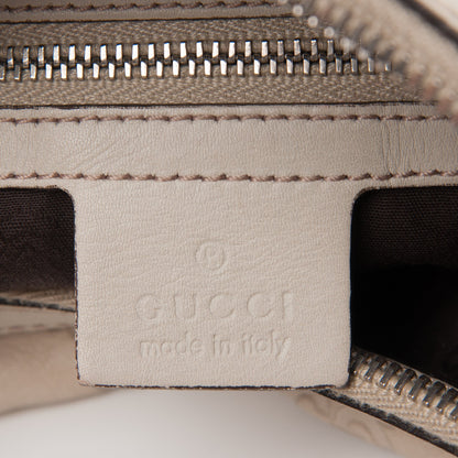 Gucci Guccissima Medium GG Twins Hobo Off White 7 of 8