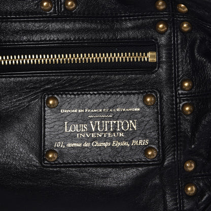 Louis Vuitton Lambskin Riveting Black 6 of 13