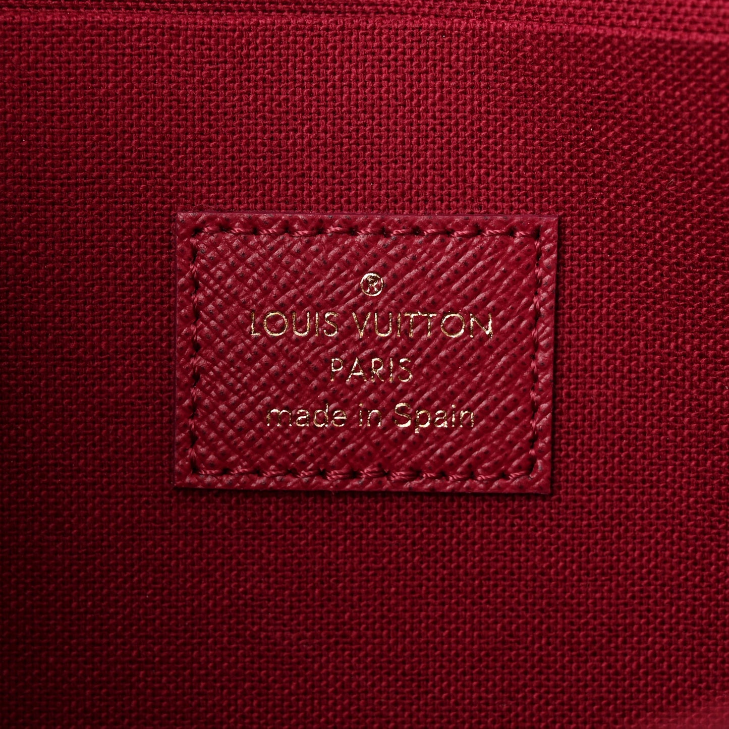 Monogram Pochette Felicie Chain Wallet Fuchsia