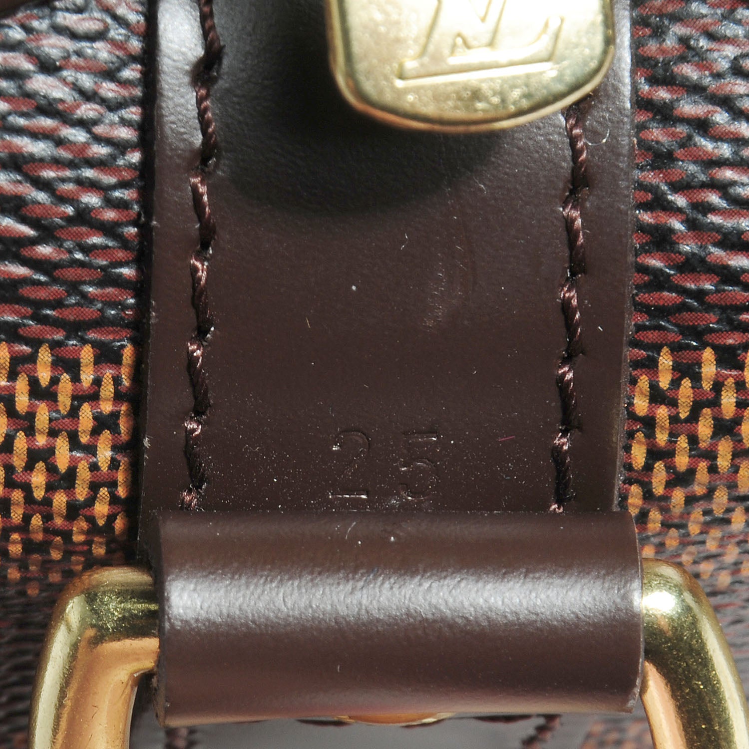 Louis Vuitton Damier Ebene Speedy Bandouliere 25 8 of 8