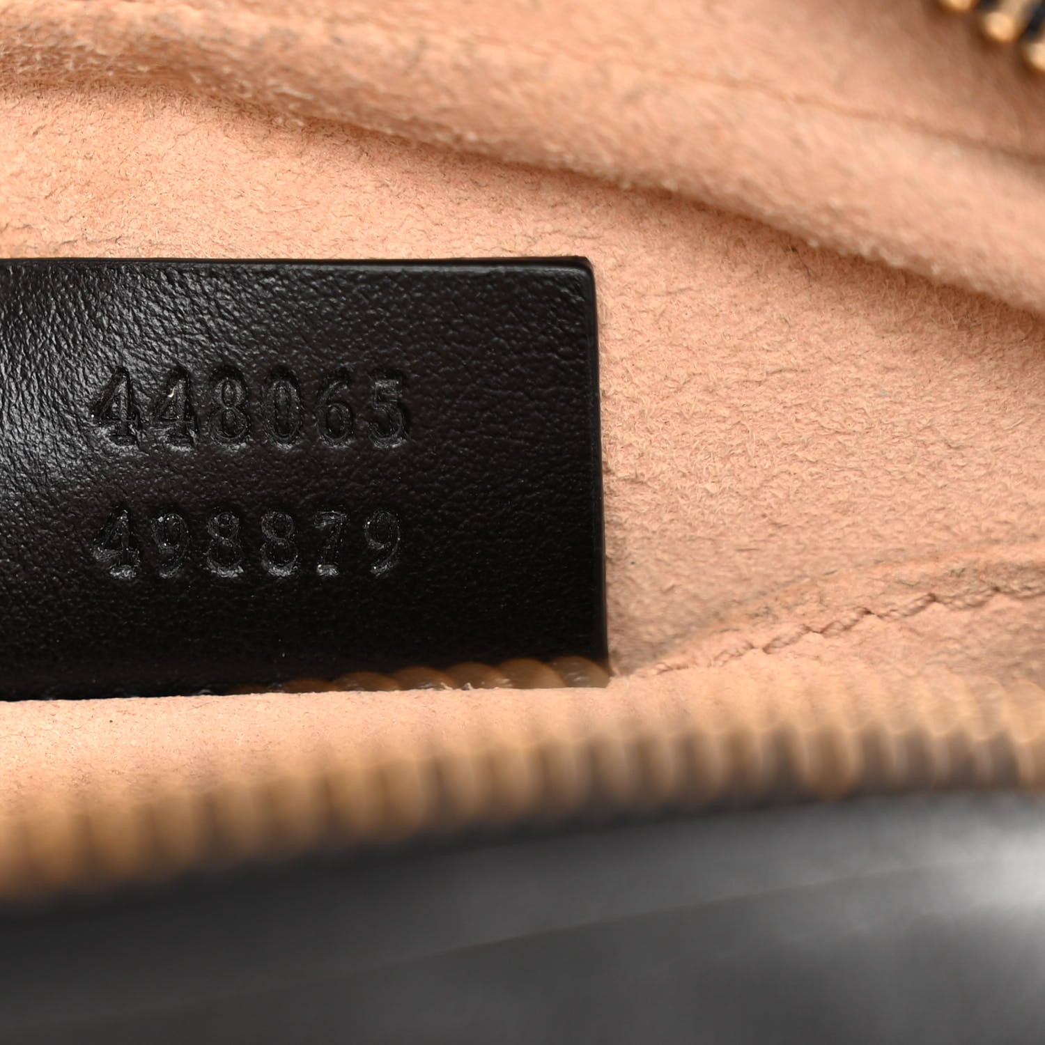 Gucci Calfskin Matelasse Mini GG Marmont Chain Shoulder Bag Black 12 of 19