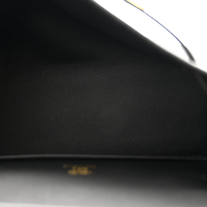 Hermes Swift Kelly Pochette Clutch Black 5 of 10