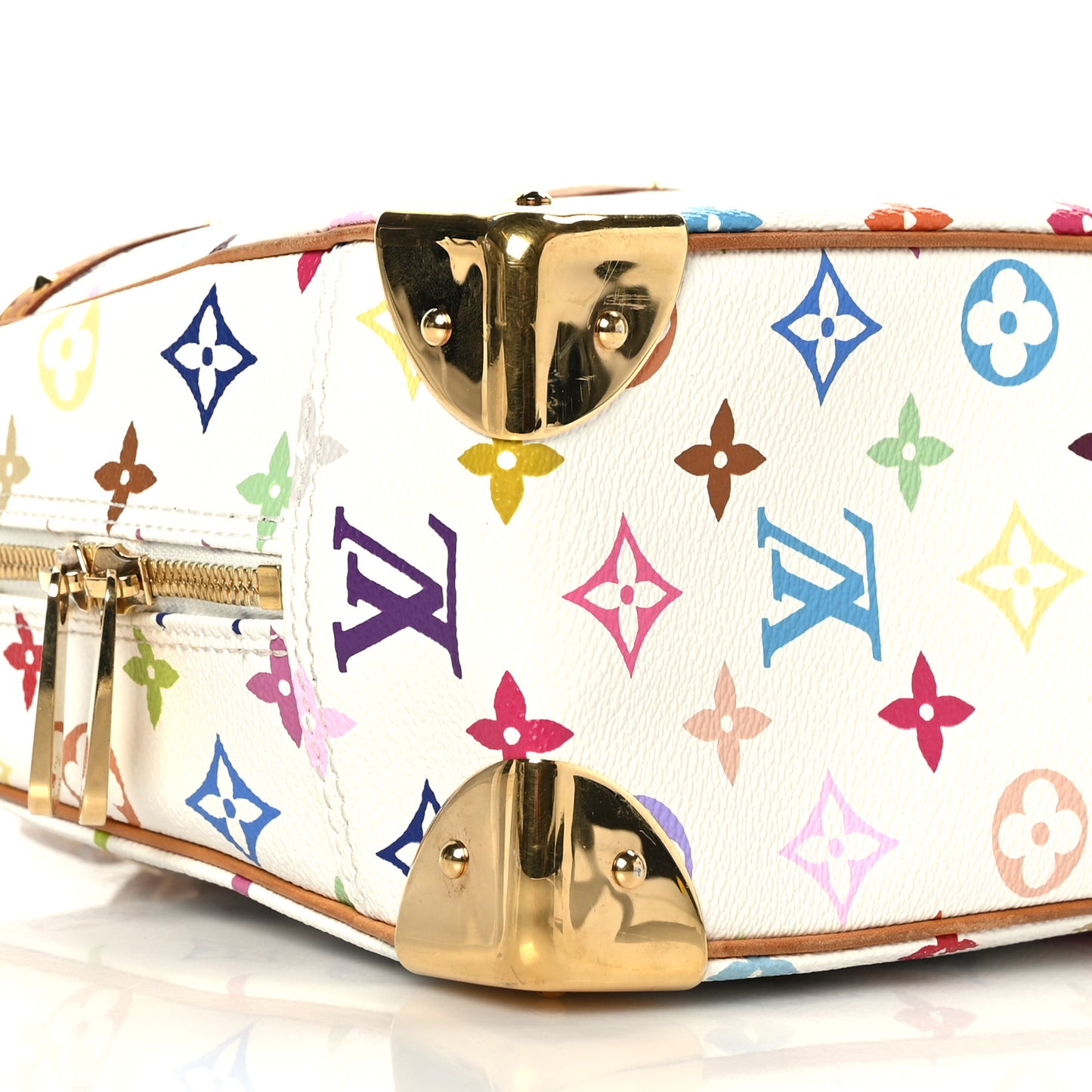 Monogram Multicolor Trouville White