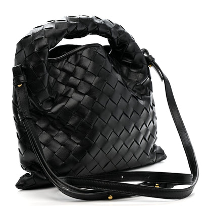 Bottega Veneta Calfskin Intrecciato Mini Hop Black 3 of 12