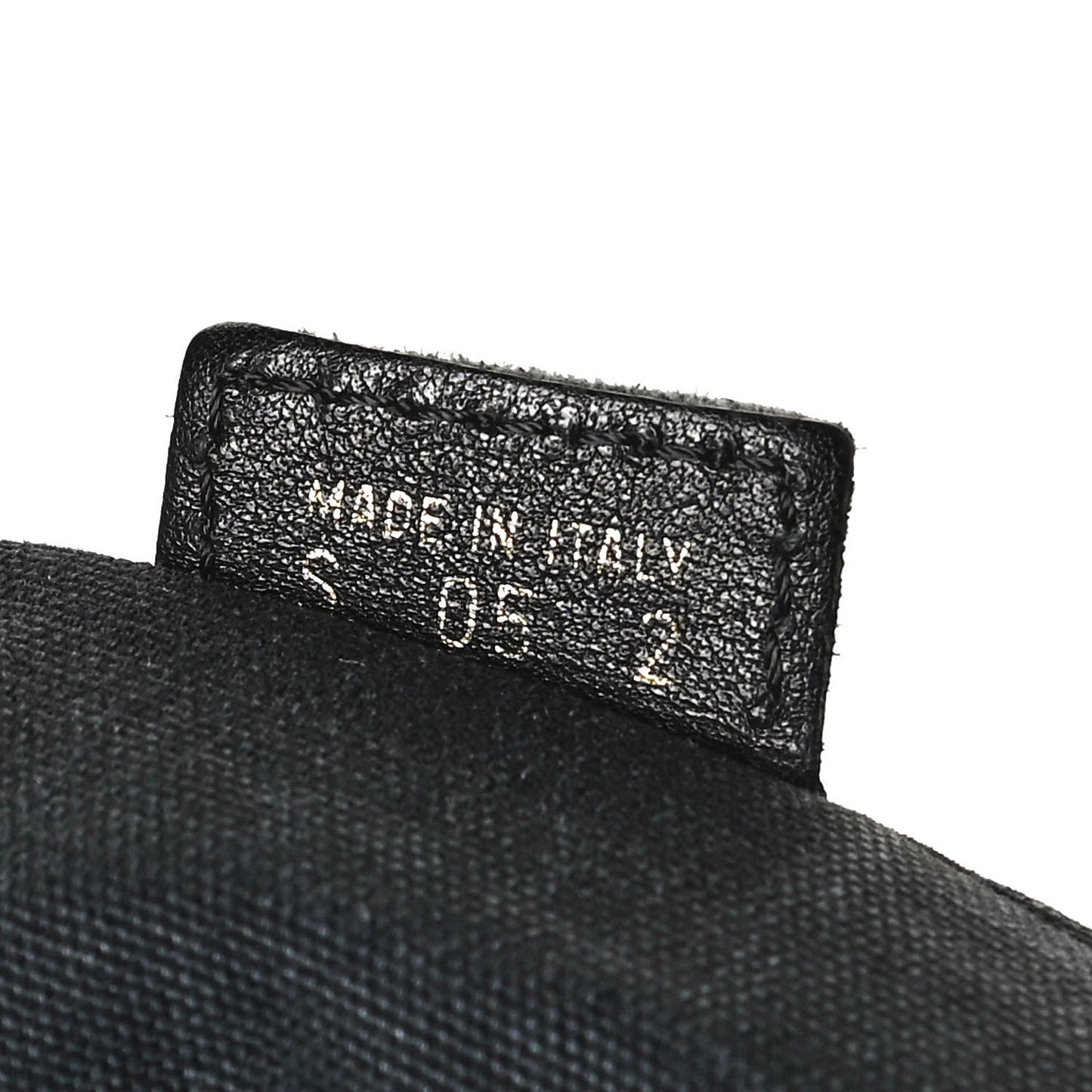 Calfskin Nova Check Trim Shoulder Bag Black