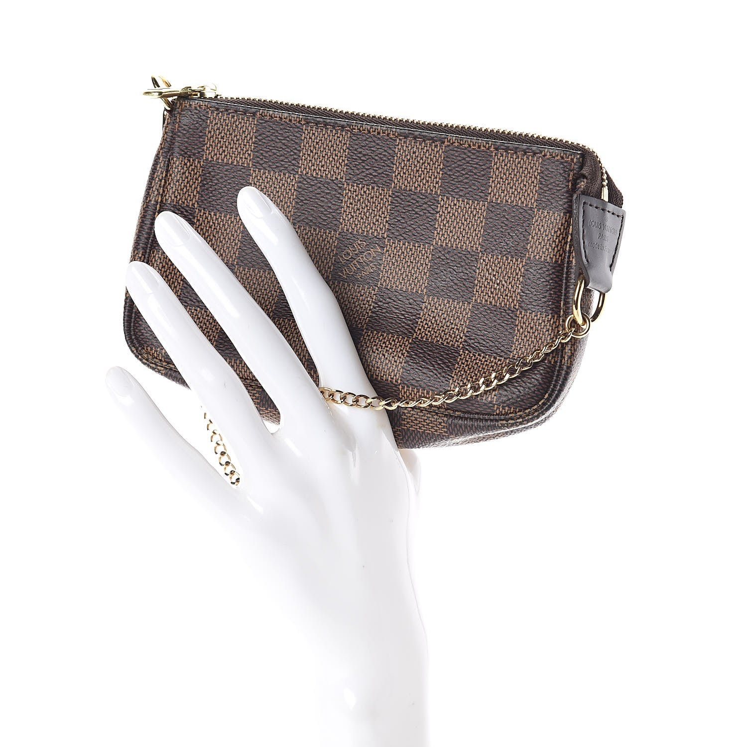 Louis Vuitton Damier Ebene Mini Pochette Accessories 2 of 7