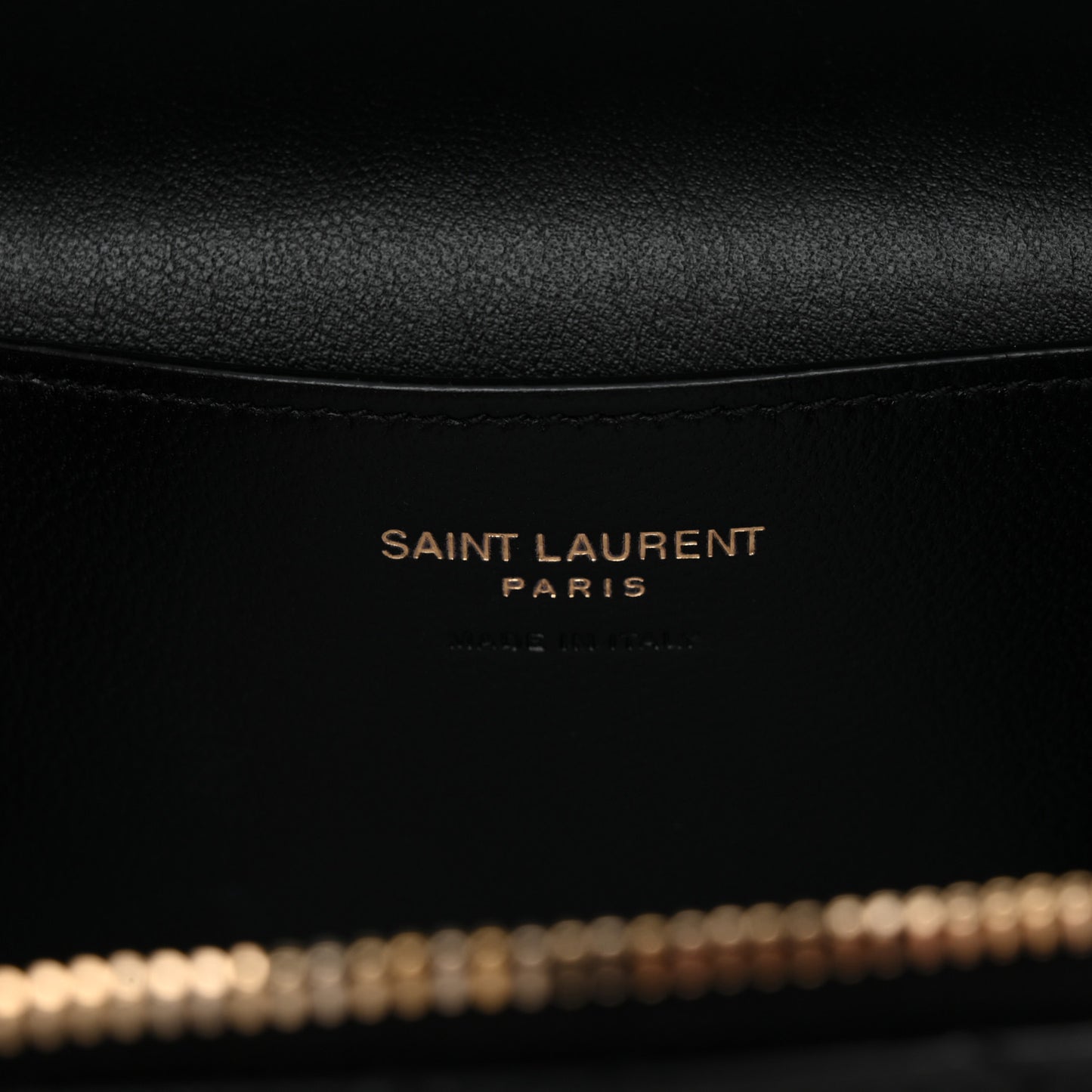 Lambskin Quilted Mini Gaby Vanity Case Black