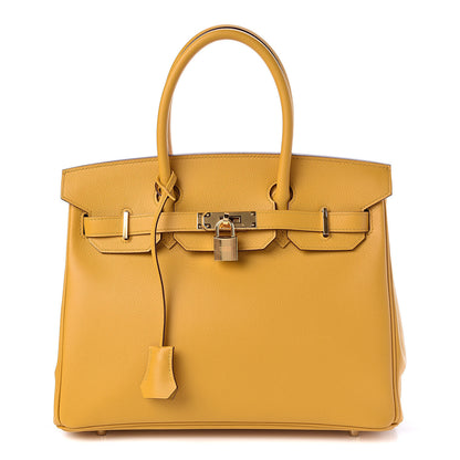 Hermes Epsom Birkin 30 Jaune Ambre 1 of 41