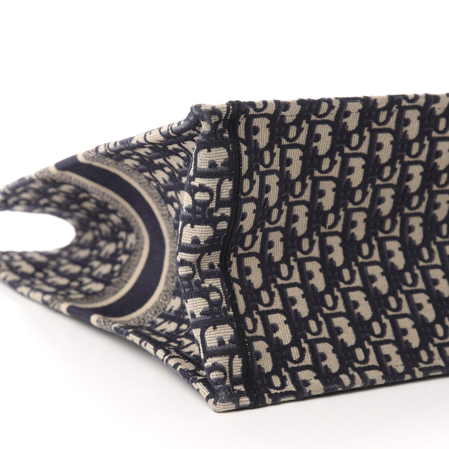 Oblique Book Tote Blue Multicolor