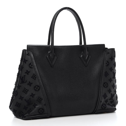 Louis Vuitton Veau Cachemire Tote W PM Black 3 of 9