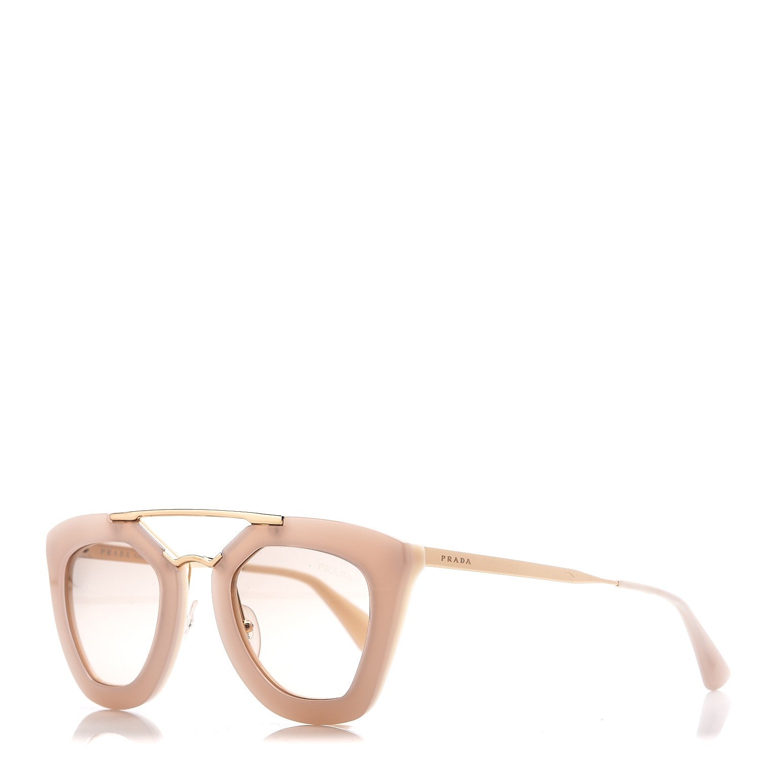 Prada Acetate Cinema Sunglasses SPR 09Q Ivory 1 of 7