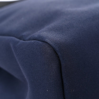 Hermes Toile Vache Calfskin Herbag 40 GM Navy Bleu 10 of 19