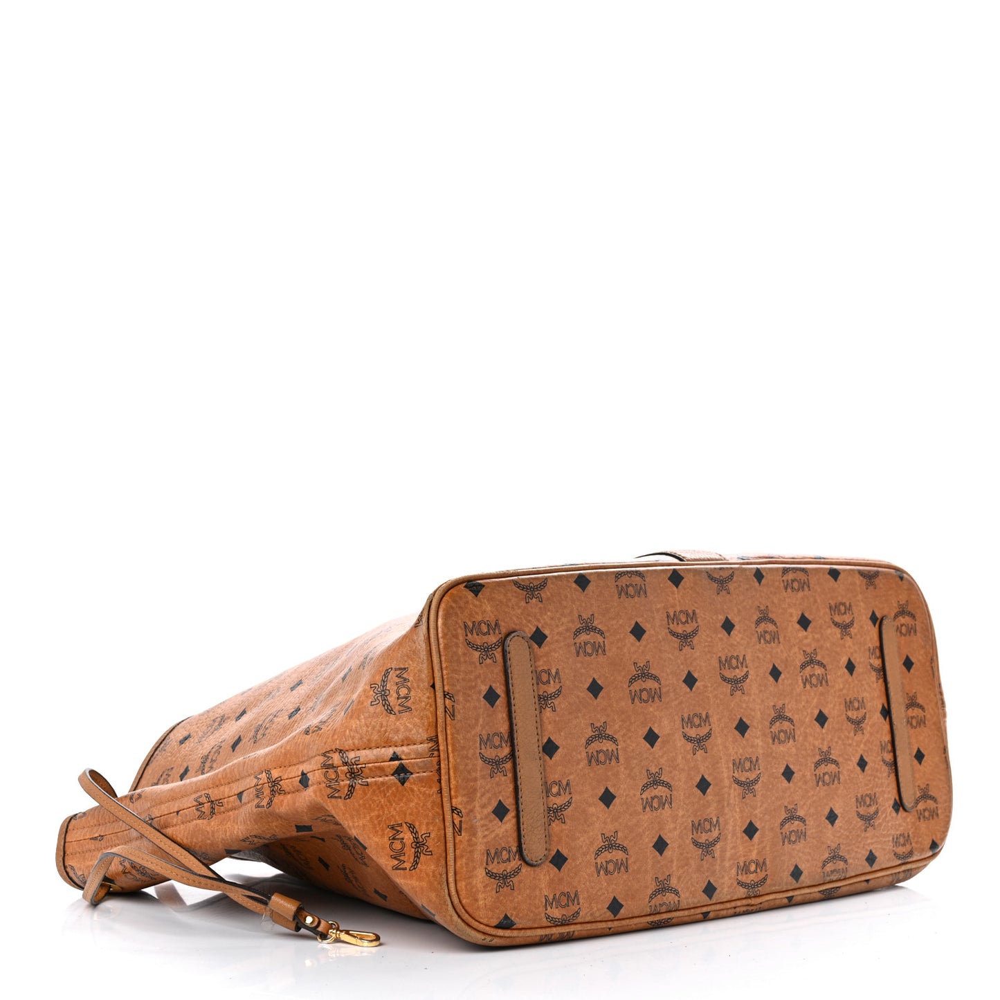 Visetos Large Liz Reversible Shopper Tote Cognac