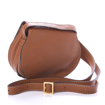 Chloe Calfskin Mini Marcie Round Crossbody Bag Tan 2 of 9