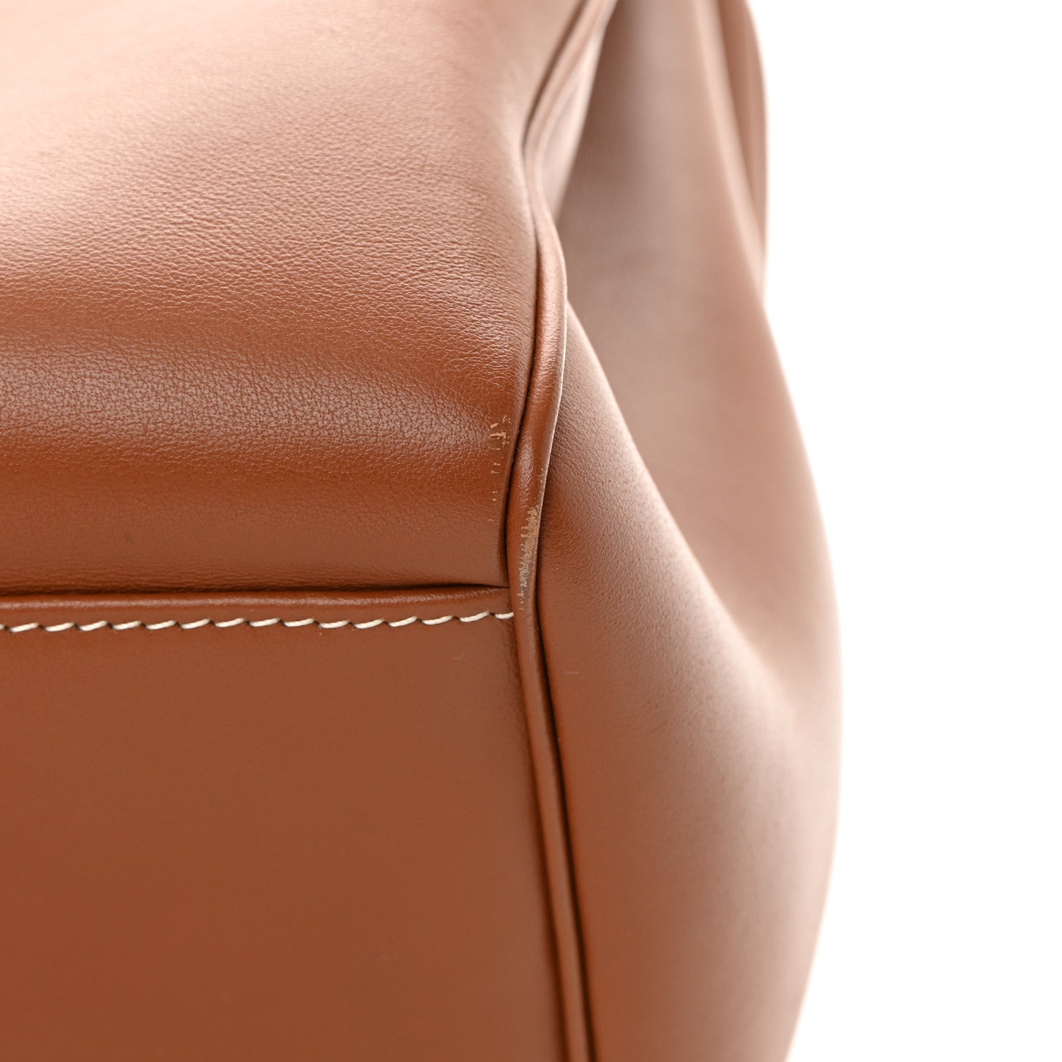 Celine Calfskin Medium Soft 16 Bag Tan 14 of 15