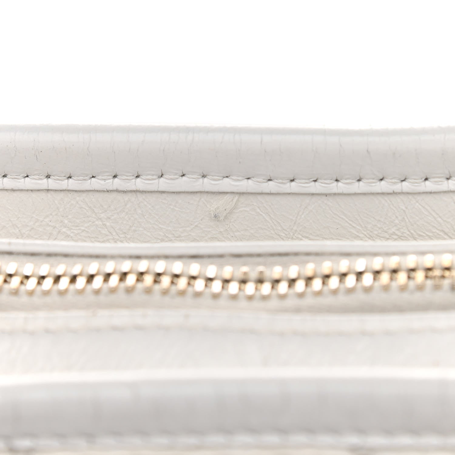 Chanel Aged Calfskin Quilted Small Gabrielle Hobo White 12 of 13