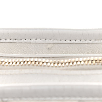 Chanel Aged Calfskin Quilted Small Gabrielle Hobo White 12 of 13
