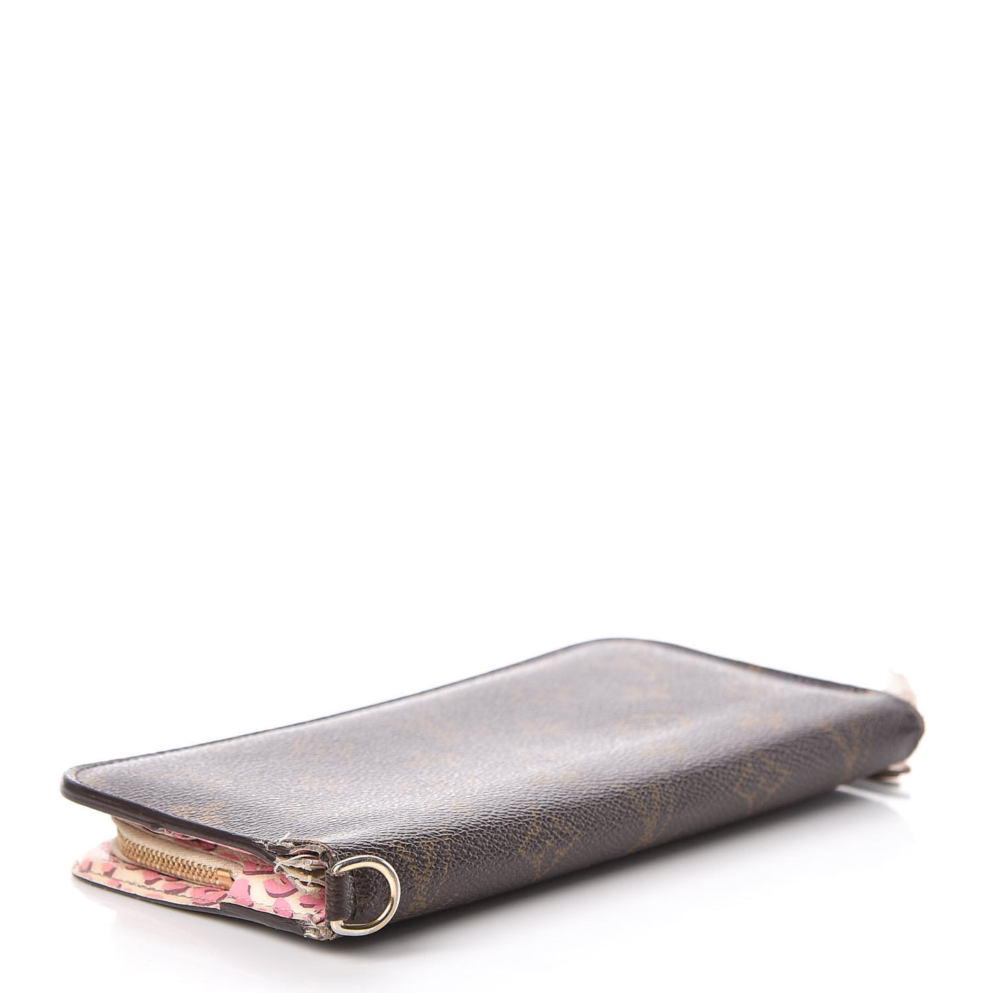 Monogram Leopard Insolite Wallet Blanc Corail