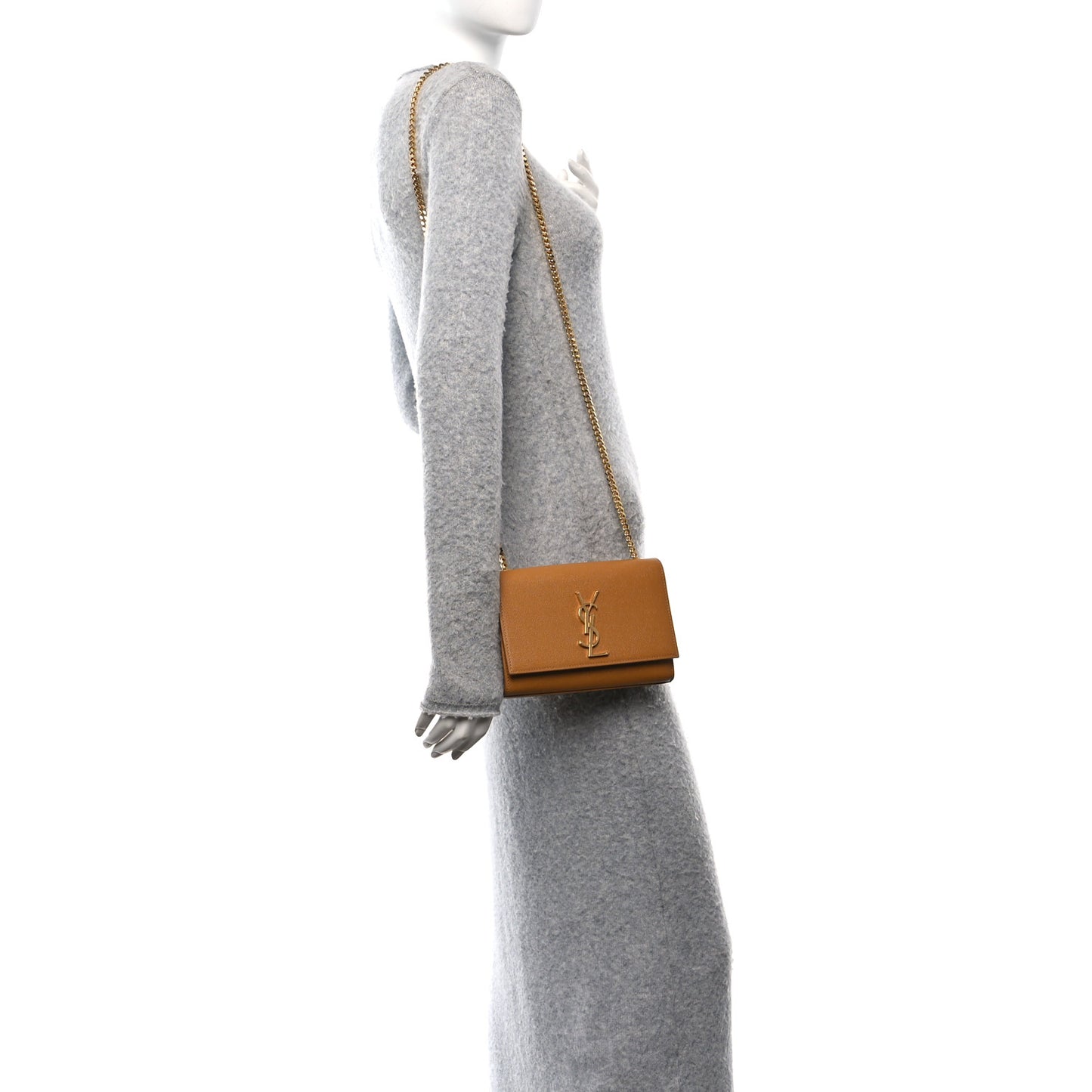 Grain De Poudre Small Monogram Kate Satchel Dark Sun