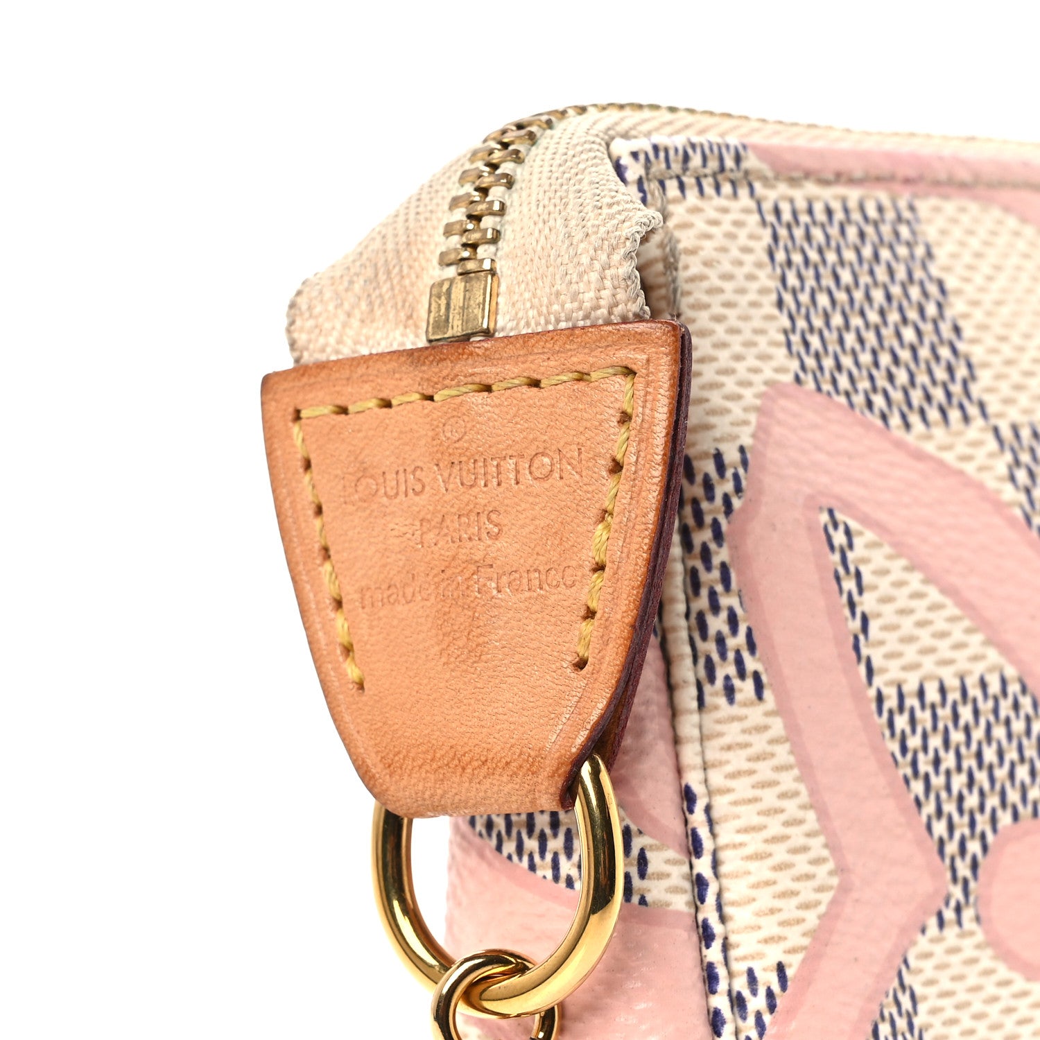 Louis Vuitton Damier Azur Tahitienne Mini Pochette Accessories 6 of 10